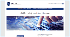 Desktop Screenshot of neos.cz