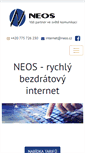 Mobile Screenshot of neos.cz